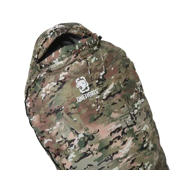 OneTigris Militære Camo Mumie Sovepose 0~15C Ultralette Bærbare Enkelt Sove Udgør For Voksne Jungle Survival Camping Vandring