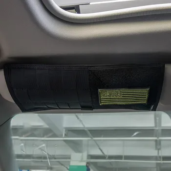 OneTigris Multi-lomme Visir Panel Bil solskærm Arrangør CD Taske Auto Tilbehør Til Travel Kits