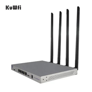 OpenWrt 802.11 ac 1200Mbps langtrækkende Trådløse AP 1W High Power Wireless Router 2,4 G 5,8 G Dual Band Wifi Router 4*7dBi Antenner