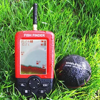 Opgraderet Fishfinder trådløse fishfinder Fisk Alarm Bærbare Sonar sensor Fiskeri lokke Ekkolod findfish