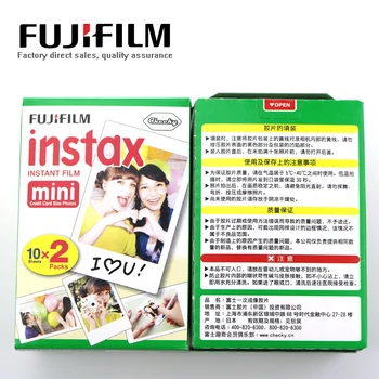 Oprindelige 40 ark Fujifilm instax mini 9 film hvide Kant, 3 Tommer lang film for Instant Kamera mini 8 9 7 25 50 90 Fotopapir
