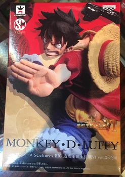 Oprindelige Banpresto SCultures STOR Zoukeiou 6 Vol.3 Indsamling Figur - Monkey D. Ruffy fra 