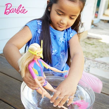 Oprindelige Barbie-Dukker Dolphin Magiske Eventyr Dukke Med Clothin Babyer Boneca Brinquedos Legetøj Til Børn I Fødselsdagsgave
