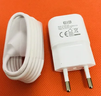 Oprindelige Rejse Oplader EU Stik Adapter+ USB Kabel til Elephone P8 mini MT6750T Octa Core 5.0