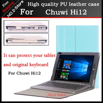 Oprindelige Virksomhed står Pu læder taske Til chuwi hi12 12 tommers tablet PC,Mode tastatur Beskyttende hylster Chuwi Hi12