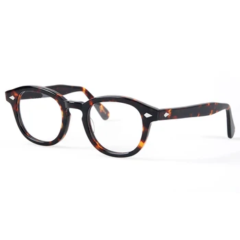 Optiske Briller Ramme Mænd Computeren Johnny Depp Briller Brille Ramme For Mandlige Gennemsigtig Linse Armacao de YQ080