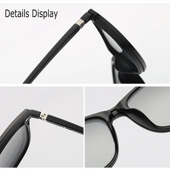 Optiske Briller Ramme Mænd Kvinder 3 Polariserede 3D-Klip På Magneter Sungllasses Briller Brille Ramme For Mandlige og Kvindelige RS172
