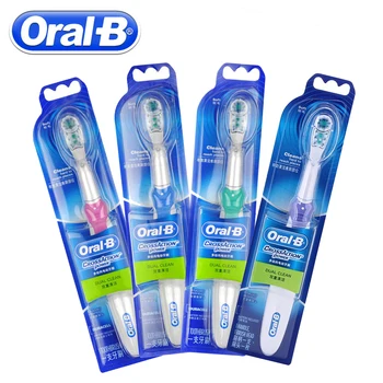 Oral B El-Tandbørste Tandblegning på Tværs Handling tandbørste Ikke-Genopladeligt Batteri-Drevet eller Børste Tænder Hoved