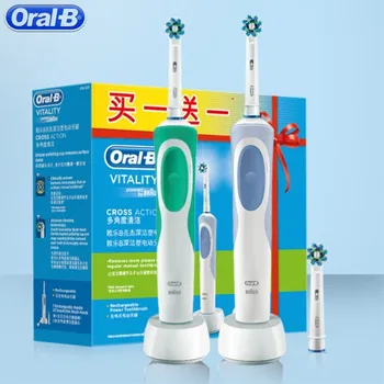Oral-B Vitality D12-Sonic Elektrisk Tandbørste Roterende Genopladelige Børste Hoveder Børste Tænder Mundhygiejne Tand Børste Tænder