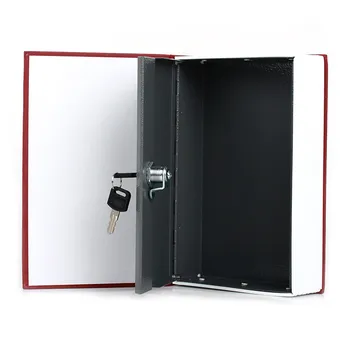 Ordbog Bog Hemmelighed Skjult Sikkerhed Sikker Lås Kontante Penge Smykker Skab Storage Box Størrelse S 4 Farver til Valg