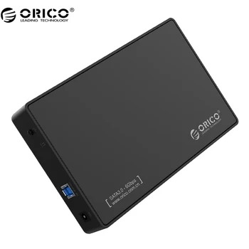 ORICO 3588US3 HDD Kabinet 3,5-tommers SATA-Eksterne Harddisk Kabinet, USB 3.0 Værktøj Gratis til 3,5