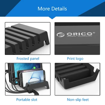 ORICO Universal Oplader Stå Beslag-Dockingstation telefon Holder til smartphone, Tablet Desktop Lazyman