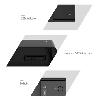 ORICO Værktøj-Gratis USB 3.0 Harddisk Tilfælde eSATA til 2,5 3,5-Tommers SATA-Eksterne Harddisk Docking Station SSD HDD Kabinet Box