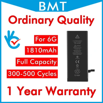 Original BMT DHL, UPS 100pcs/meget Almindelig 0 nul cycle Batteri til iPhone 6 4.7 6G udskiftning af reservedele BMTI6GOQ