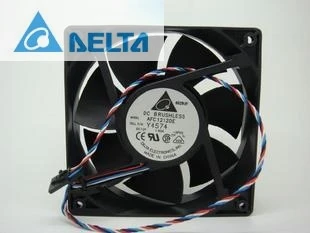 Original Delta AFC1212DE 12038 12cm 120mm DC 12V 1.6 pwm bolden fan termostat inverter server cooling fan