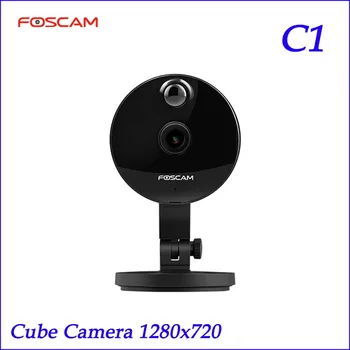Original Foscam C1 720P HD IR Trådløse P2P IP Kamera nattesyn Bred 115 Graders Udsigt Vinkel