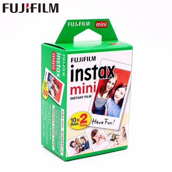 Original Fuji Fujifilm instax mini 8 film 20 ark hvid Kant film for instax Instant Kamera mini 8 7 25 50 90 9 fotopapir