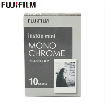 Original Fujifilm Fuji Instax Mini 8 sort / hvid Film 10 Ark For 7 7 8 9 50'erne 7s 90 25 Andel SP-1 Instant-Kameraer Nye ankommer