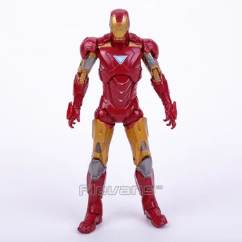 Original God Kvalitet Iron Man MK42 MK43 Iron Patriot Tony Stark PVC-Action Figur Collectible Model Toy 16cm 5 Stilarter