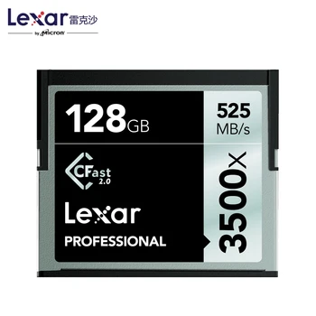 Original Lexar Ægte Lexar, Cfaste 2.0-kort, 128G 3500X, 525M/s professionelt kamera, kamera hukommelseskort
