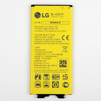 Original LG BL-42D1F Batteri + oplader til LG G5 VS987 US992 H820 H850 H868 H860