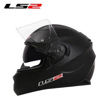 Original LS2 ff328 motorcykel hjelm med indvendig solskærm dobbelt linse moto hjelm full face hjelm uden airbag casque capacete