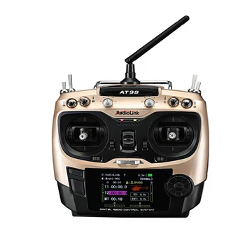 Original Radiolink AT9S 2,4 G 10CH System Radio DSSS FHSS Sender 9CH R9DS-Modtager Controller S-BUS til RC Drone Quadcopter