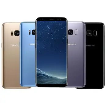 Original Samsung Galaxy S8 4G LTE Mobiltelefon Octa-core, 4GB RAM, 64GB ROM 5.8 Tommer 12MP Fingeraftryk Smartphone