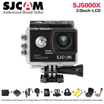 Original SJCAM SJ5000X Elite Gyro Sport Action Kamera WiFi 4K 24fps 30fps 30M Vandtæt SJ CAM 5000x Bedre at gå pro 5 Sport DV