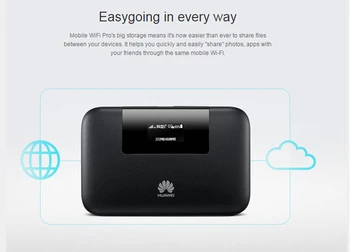 Original Ulåst Huawei E5770 E5770S-320 150Mbps 4G Mobile WiFi Pro Router med RJ45 port+5200mAh power bank Mobile hotspot