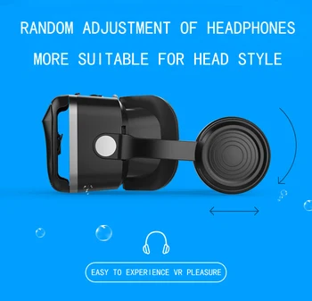 Original VR shinecon 6.0 headset opgradere version virtual reality-briller 3D-VR briller headset hjelme Spil box Spil box VR-BOX
