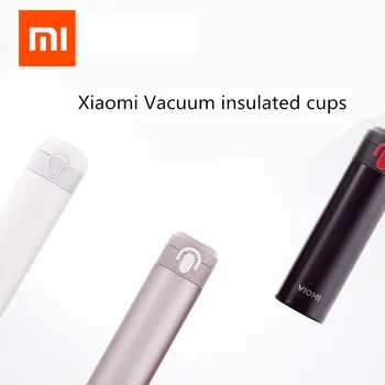 Original Xiaomi Mijia VIOMI Termokande i Rustfrit Stål cup Kolbe med Vand Flaske Cup 24 Timer Termokande 300ML Enkelt Hånd PÅ/Luk