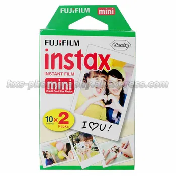 Originale Fuji Fujifilm Instax Mini 9 8 Film Blanc 2 Pakker 40 Ark 3 Tommer Film For 7s 8 90 25 55 deling af SP-1 Instant Kamera