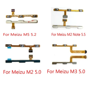 Originale Nye For Meizu M2 M3 M3s M5 M5s M6 Bemærk Side Magt Volumen-Knappen Nede Flex Kabel Høj Kvalitet