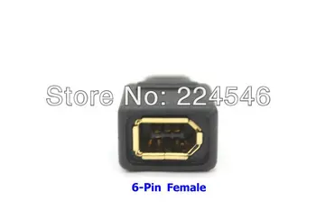 ORIGINALE/Ægte IEEE-1394 FireWire Adapter Kvindelige 6-Pin til 4 Mandlige Pin-Adapter