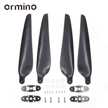 Ormino Folde-propel Carbon Fiber propel adapter 26 28 30in RC UAV Drone Sammenklappelig Propeller Kit CW/CCW Drone multicopter