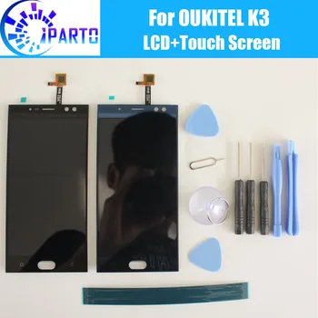 Oukitel K3 LCD Display+Touch Screen Montering Oprindelige Testet LCD-Digitizer Glas Panel Erstatning For Oukitel K3
