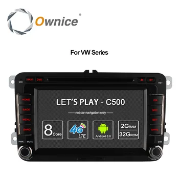 Ownice Android 6.0 8 Core 32G ROM Bil DVD-Afspiller Til Volkswagen Passat POLO GOLF, Skoda, Seat Leon Med GPS Navi 4G LTE Netværk