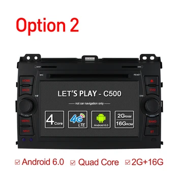 Ownice C500 4G LTE SIM-Octa 8 Core Android 6.0 Bil DVD-Afspiller til Toyota Land Cruiser Prado 120 2002-2009 GPS Navi Radio 32G ROM