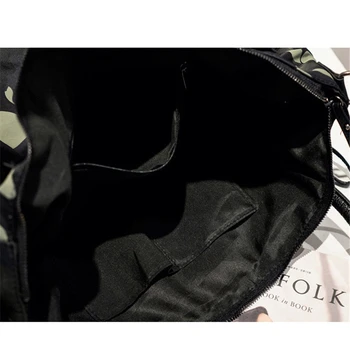 Oxford Afslappet Kvinder Tote Handbag Stor Kapacitet Kvindelige Rejse Skulder Tasker Militær Camouflage Nye Stil, Billige Berømte Mærke