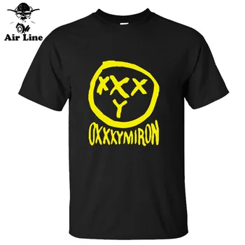 OXXXYMIRON Print Mænd T-Shirt Sjove Rusland Rapper Hip Hop Band T-shirt Til Manden, Herre Casual Tøj Toppe Tshirt