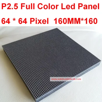 P2.5 fuld farve led-display, indendørs rgb-led-skærm,1/32-scanning, 160*160 mm 65*64 pixel ,HD-opløsning, Gratis Fragt