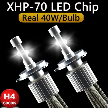 P70 XHP70 Bil LED Forlygte H4 Hi-Lo 55W XHP-70 chips 6600LM H4-3 Høj Lav Beam Motorcykel Forlygter H7 Pære H11 9005 9006 9012