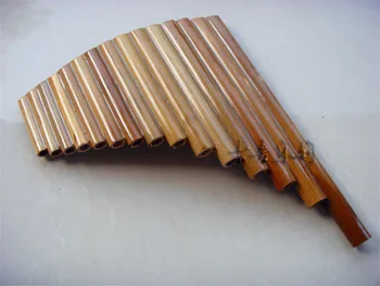 Pan Fløjte 15 Rør Naturlige Bambus Vind Instrument Panpipe G-Nøgle Flauta Xiao Håndlavet Pan Fløjte Flauta Folk Musikinstrumenter