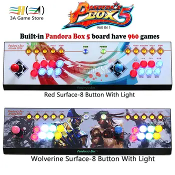 Pandora max 5 960-i-1 spil-konsol, arcade joystick, knapper usb-controller, konsol, tv controle arcade pc PS3 pandora ' s box 5