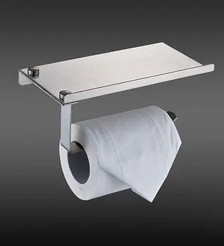 Papir klip af toilet, chrom, rustfrit stål rack badeværelse hjem dekoration