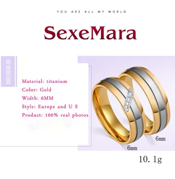 Par Ringe Til Kvinder, Mænd Cubic Zirconia Ring 2 Farver Rustfrit Stål Kvindelige Smykker claddagh black ring