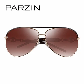 PARZIN 2017 Luksus Diamant Polariserede Solbriller Kvinder Elegante Brand Designer Klart Solbriller Til Føreren Kvinder Pilot Brillerne