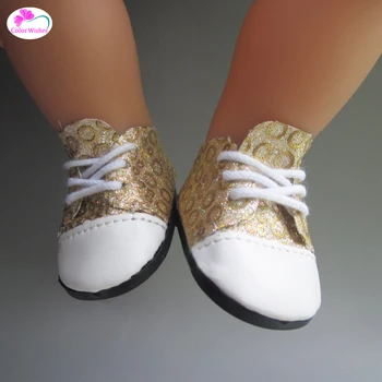 Passer 43 cm baby født zapf baby Fashion Mini dukke sko sneakers sko til Barnets Julegave