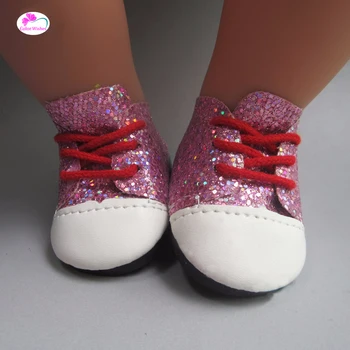 Passer 43 cm baby født zapf baby Fashion Mini dukke sko sneakers sko til Barnets Julegave